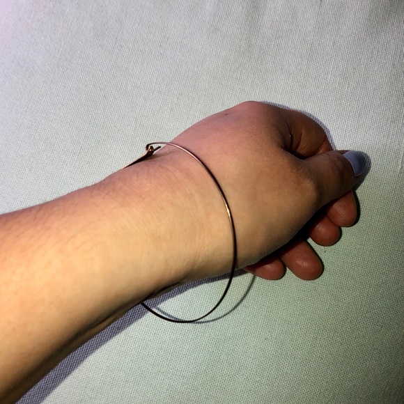 Metal stamped “A” bracelet - Picture 3 of 3